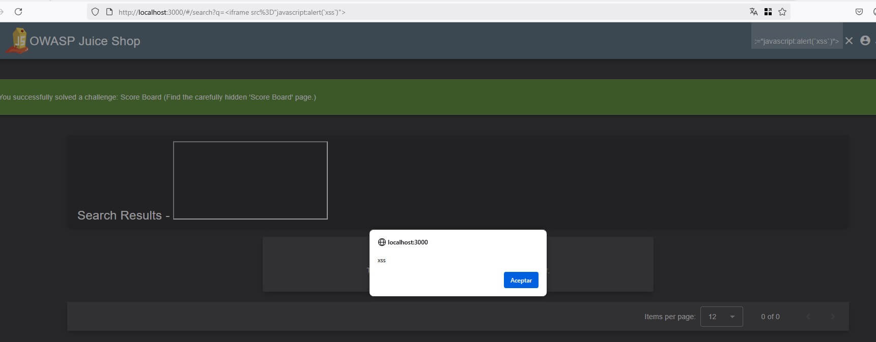 Alerta XSS